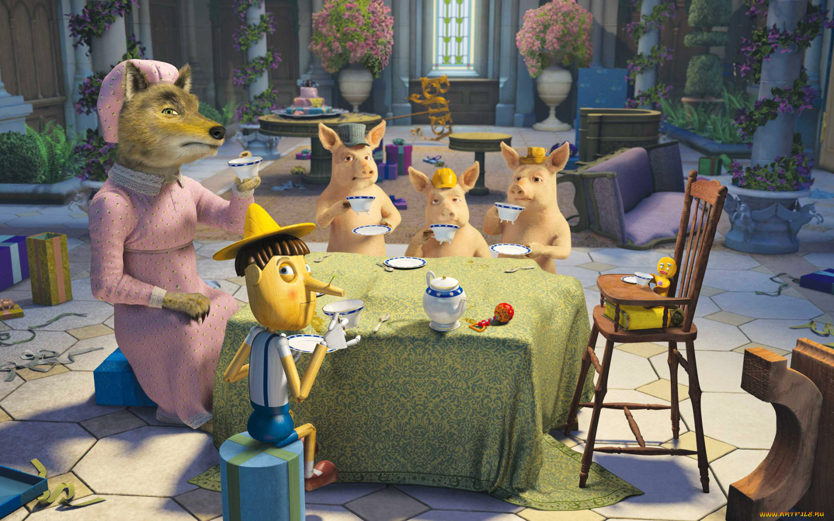 мультфильмы, shrek, the, third