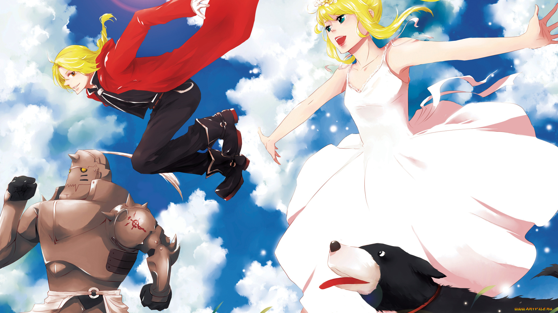 аниме, fullmetal, alchemist