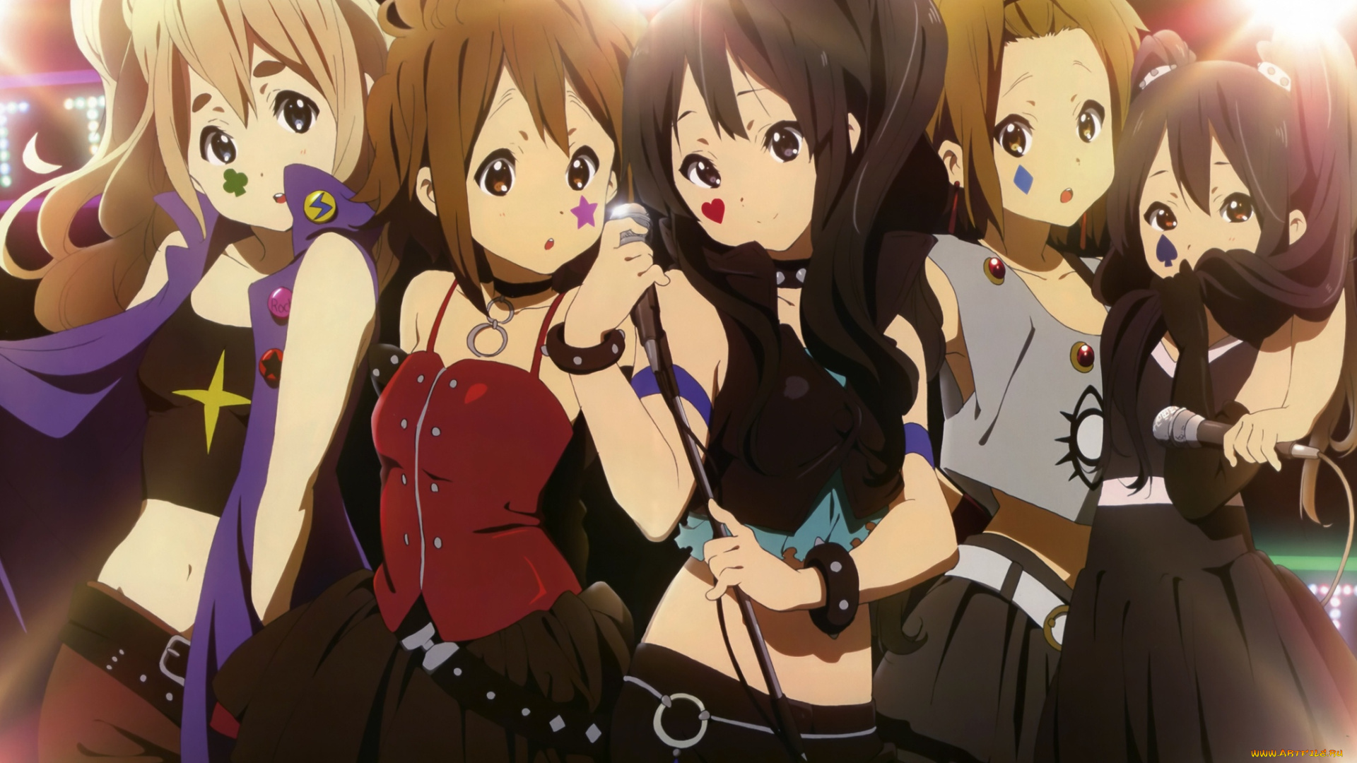 аниме, on, девушки