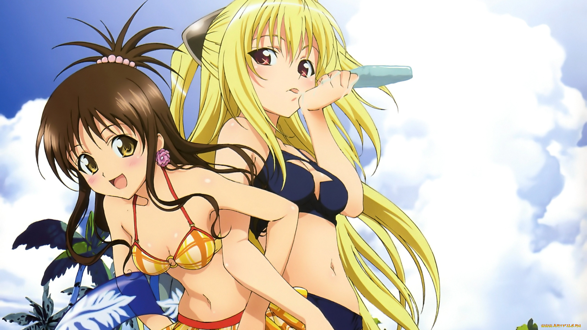 аниме, to, love, ru, девушки