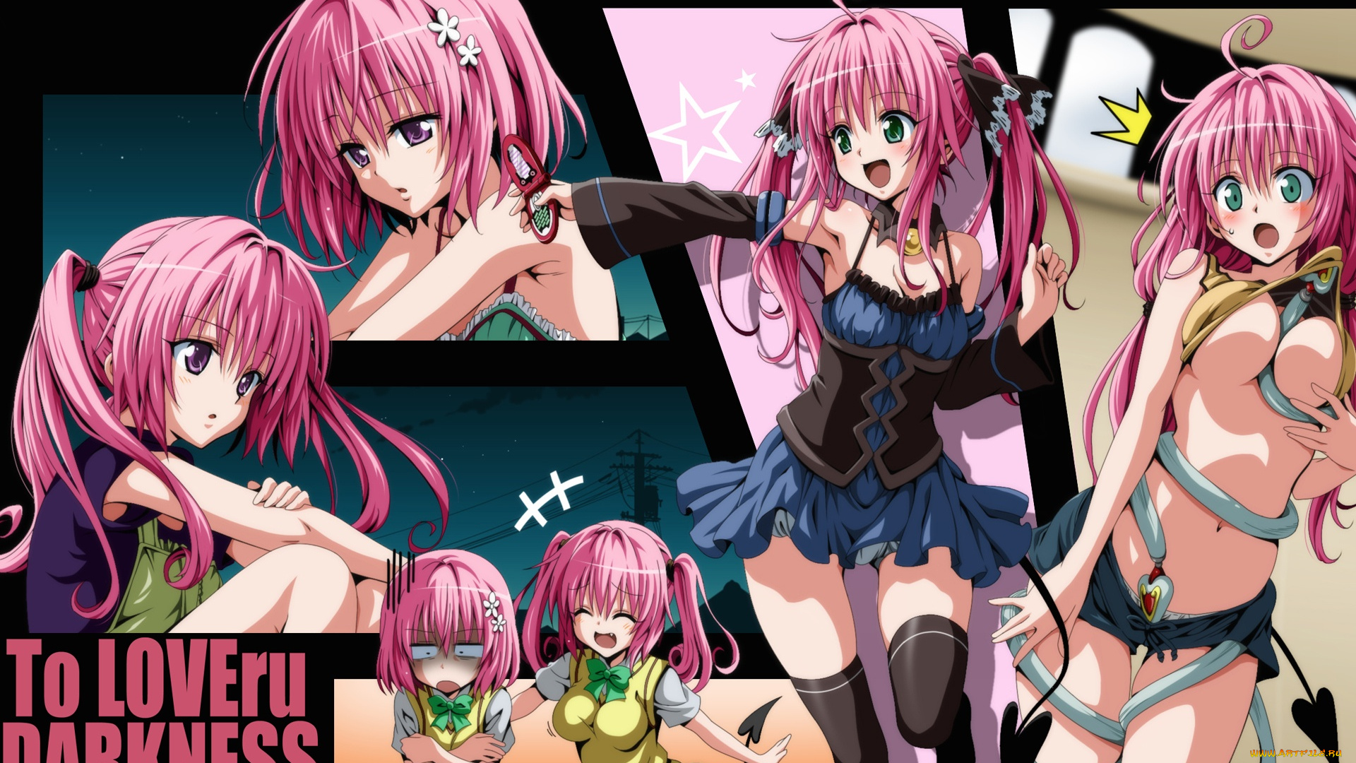 аниме, to, love, ru, девушки