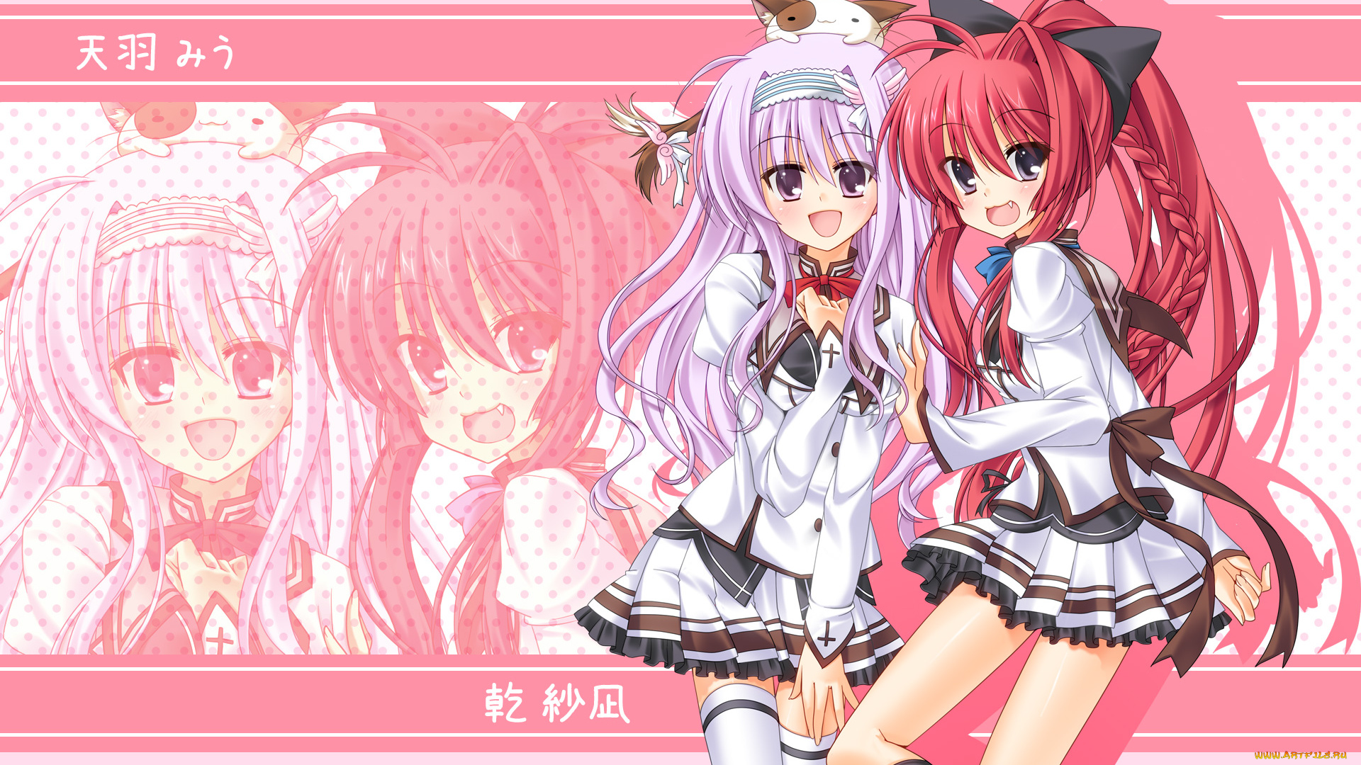 mashiroiro, symphony, аниме, mashiro, iro, amaha, miu, inui, sana