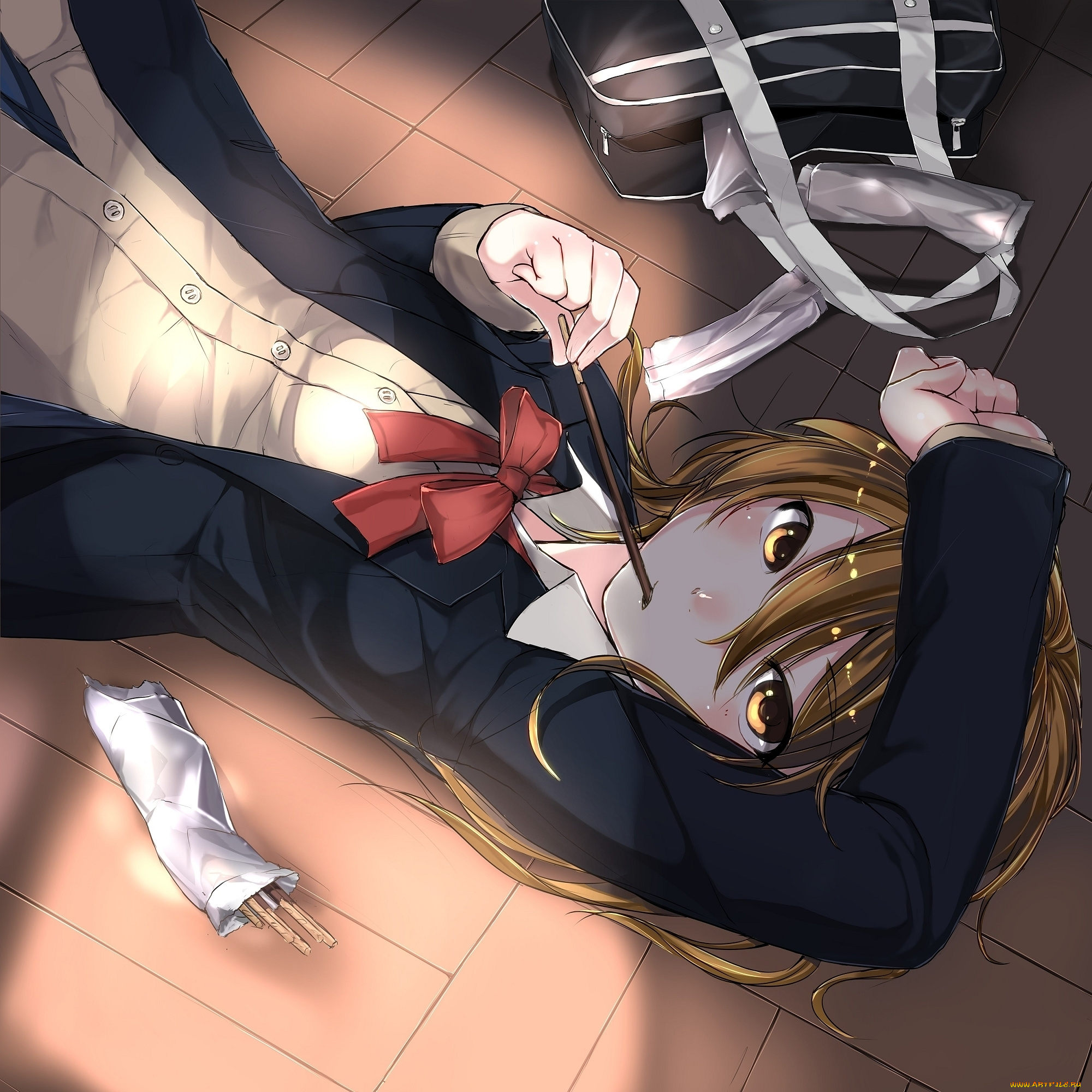 аниме, *unknown, другое, девушка, глаза