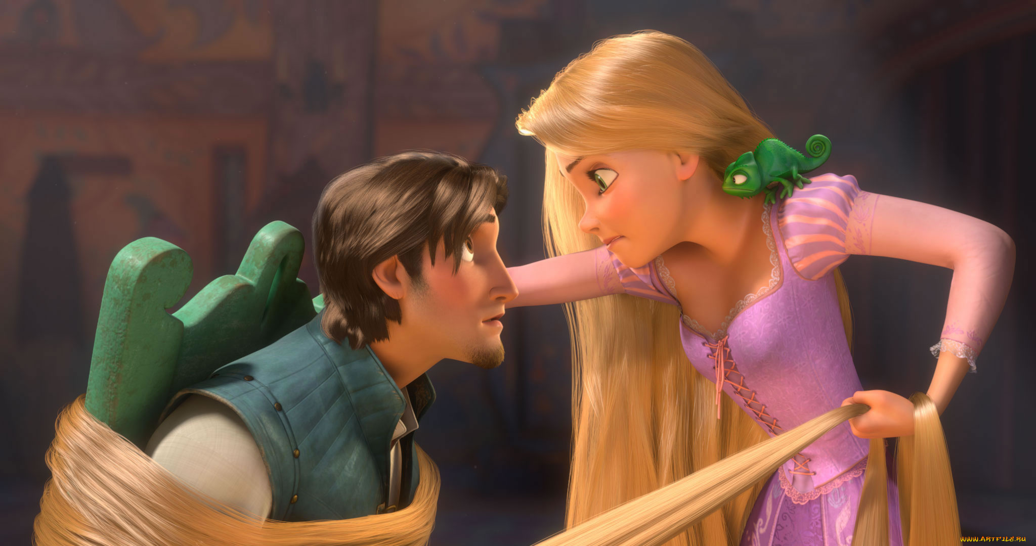 tangled, мультфильмы, рапунцель, запутанная, история