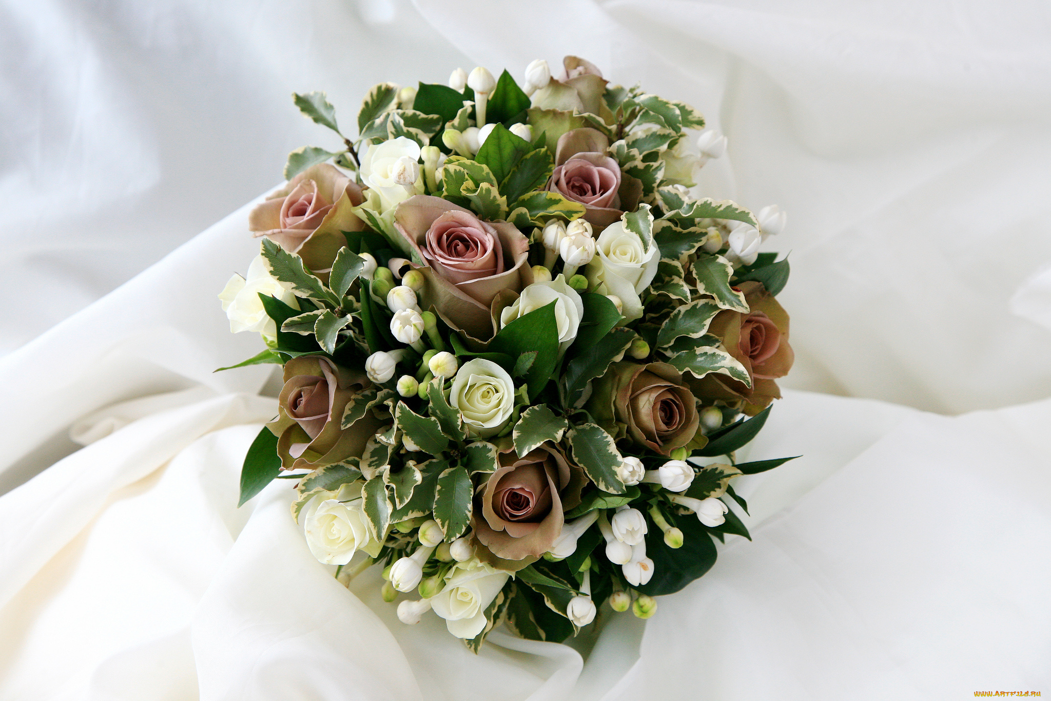 цветы, букеты, композиции, розы, листья