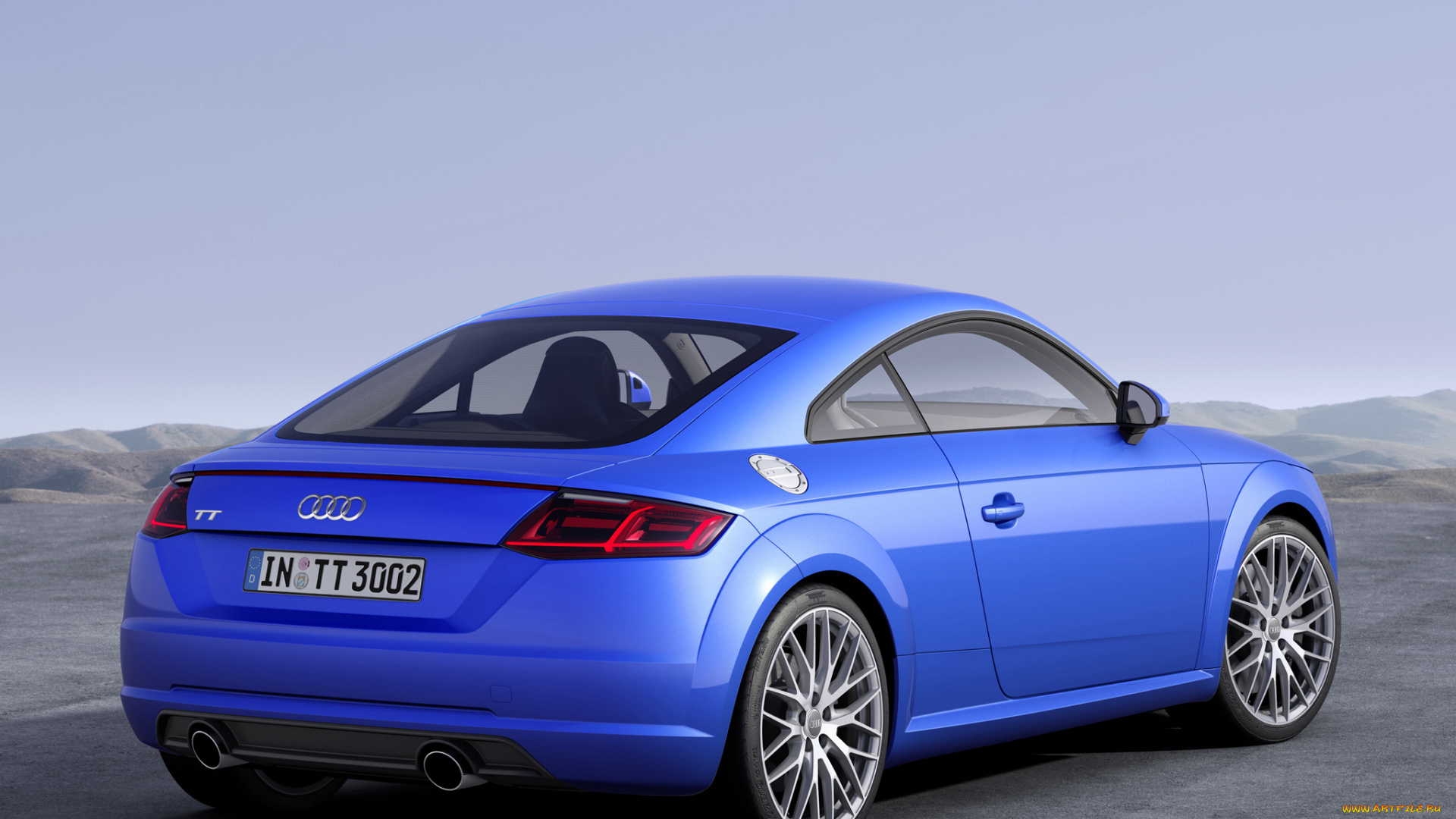 автомобили, audi, синий, 2014, coupе, tt