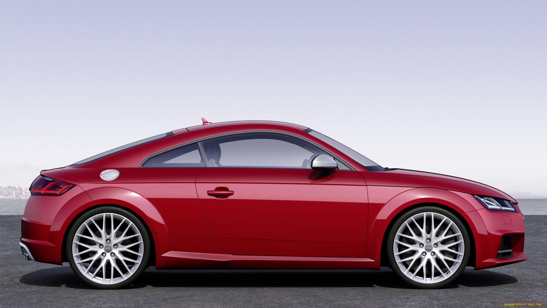 автомобили, audi, tts, красный, 2014, coupе