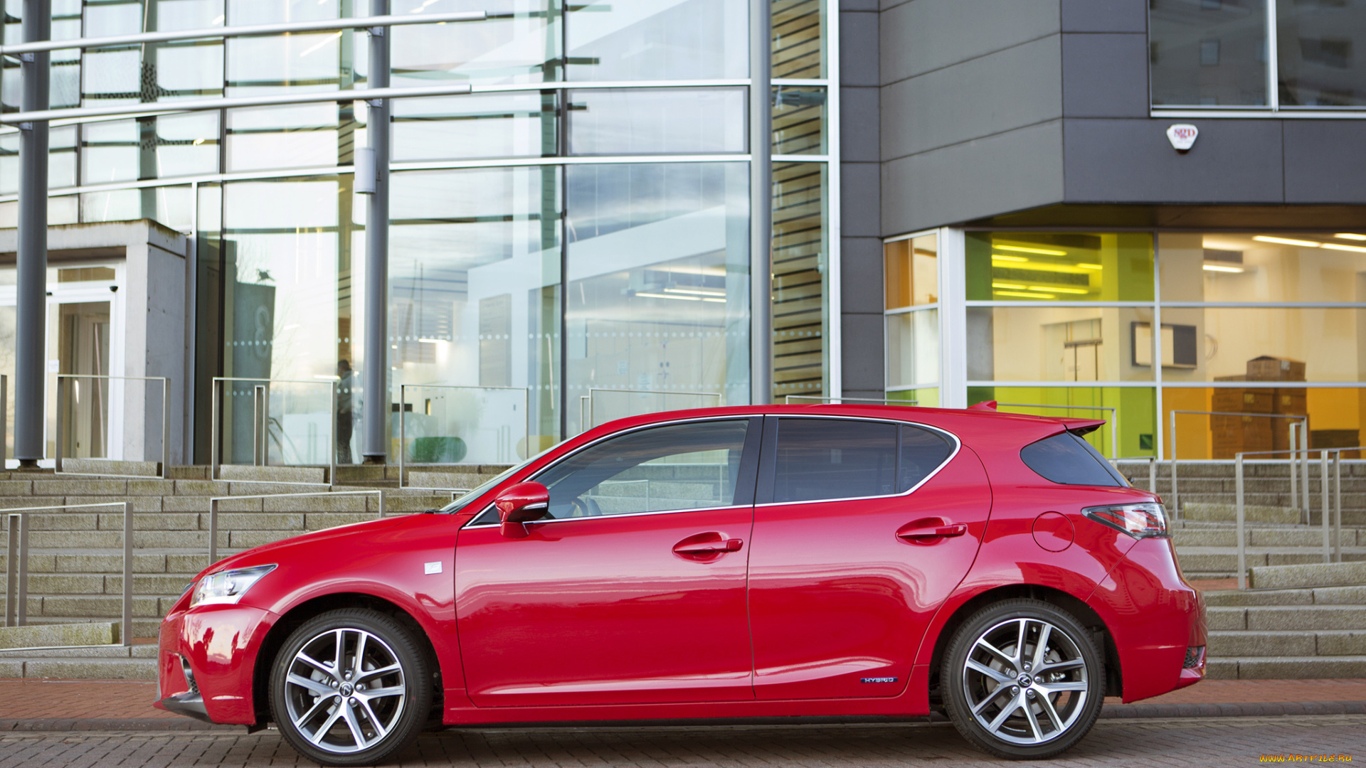 автомобили, lexus, красный, 2014, uk-spec, f-sport, ct, 200h