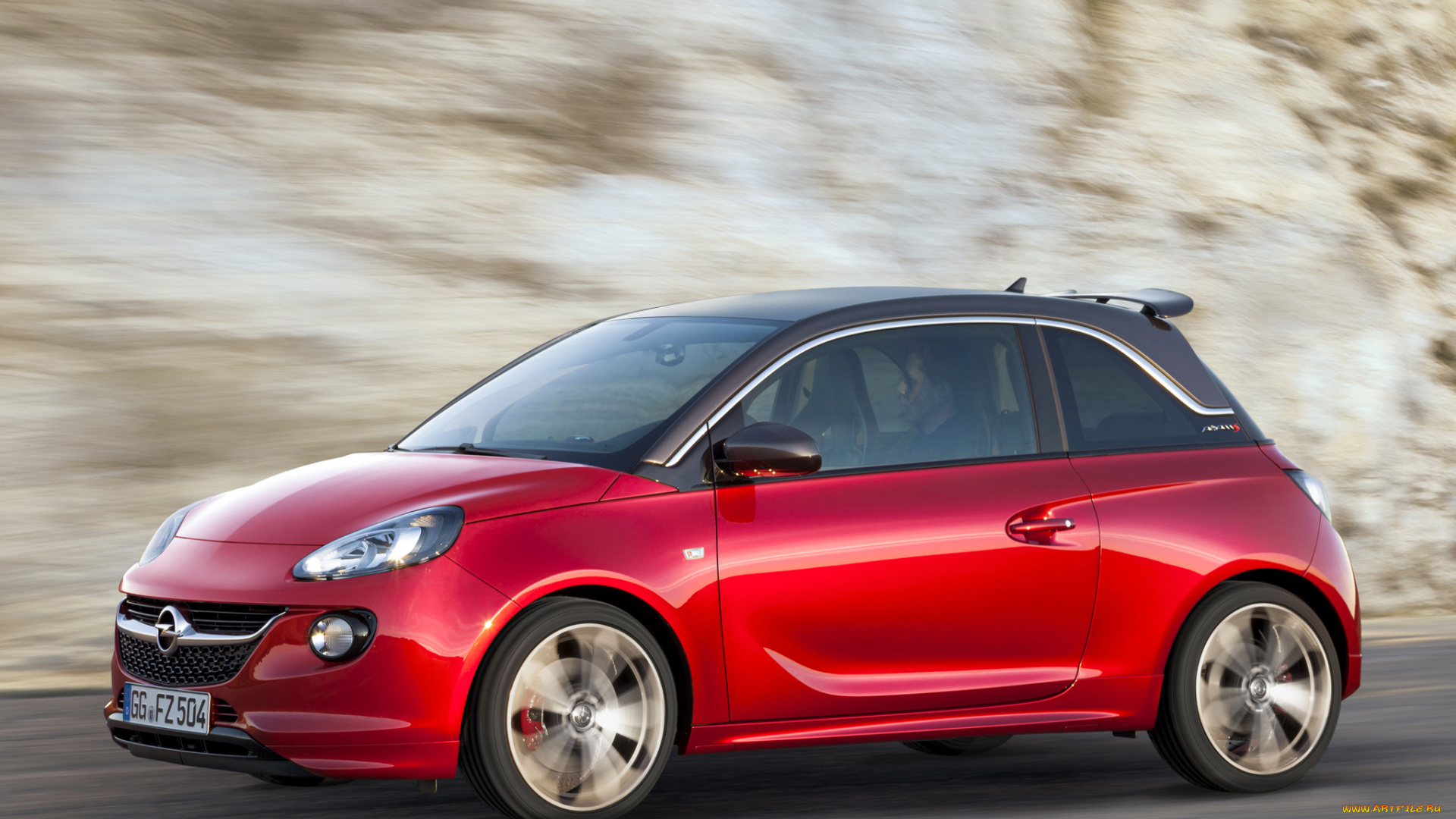 автомобили, opel, красный, adam, s, 2014