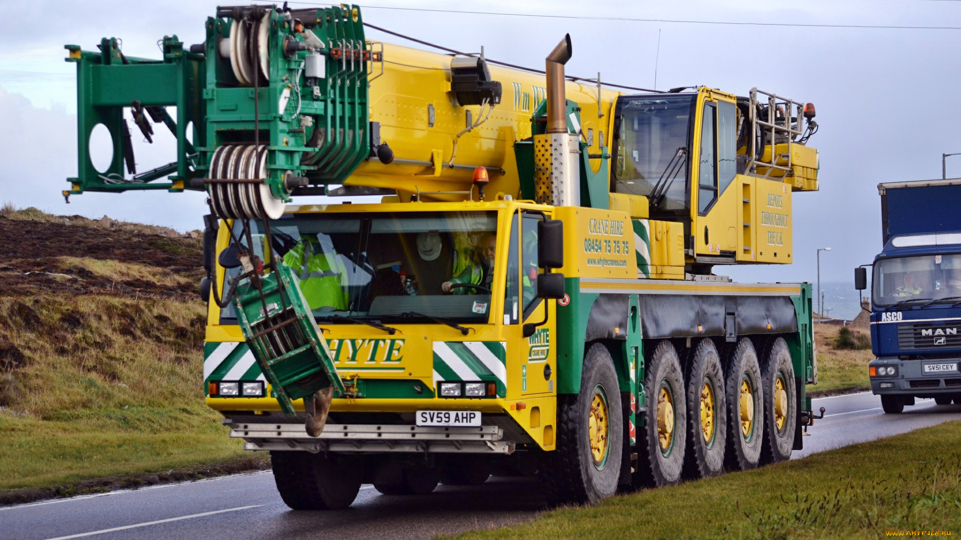 terex, demag, 5, техника, краны, автокран