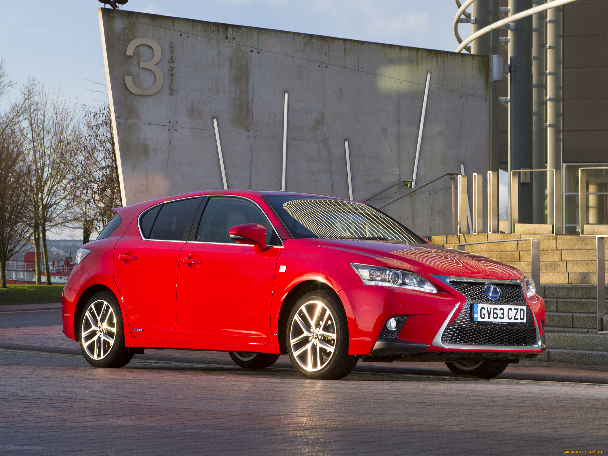 автомобили, lexus, красный, 2014, uk-spec, f-sport, ct, 200h