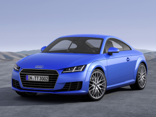 Картинка автомобили audi синий 2014 coupе tt