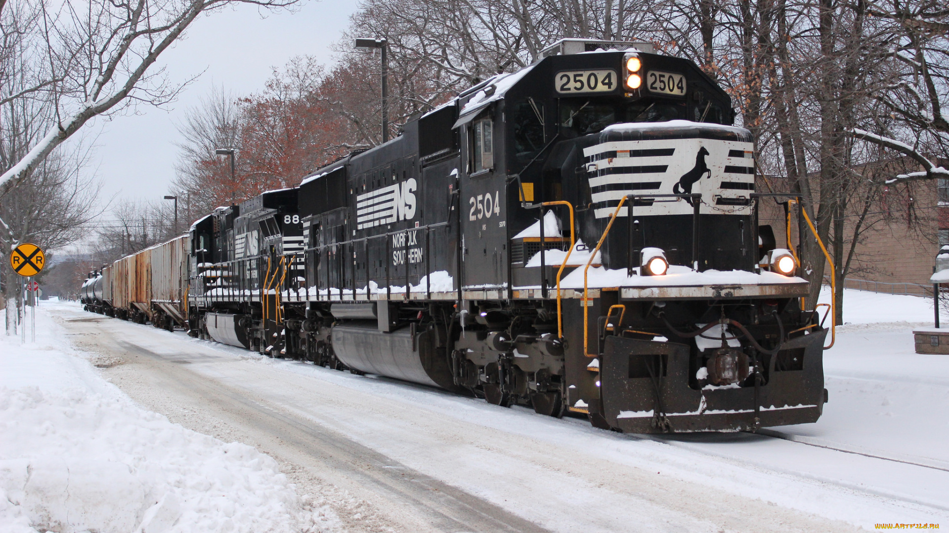 техника, поезда, железная, дорога, локомотив, состав