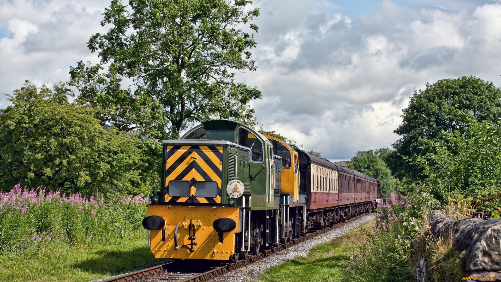 техника, поезда, железная, дорога, локомотив, состав