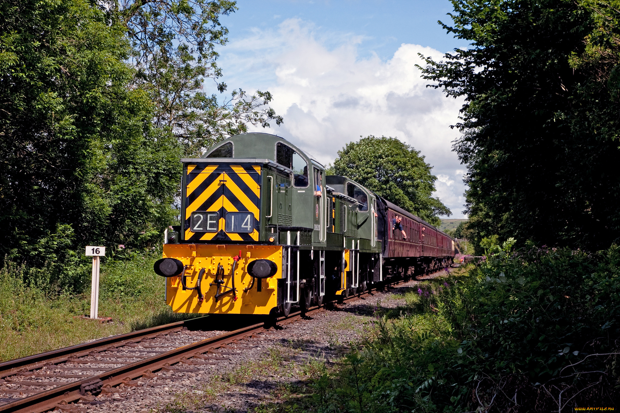 техника, поезда, железная, дорога, локомотив, состав