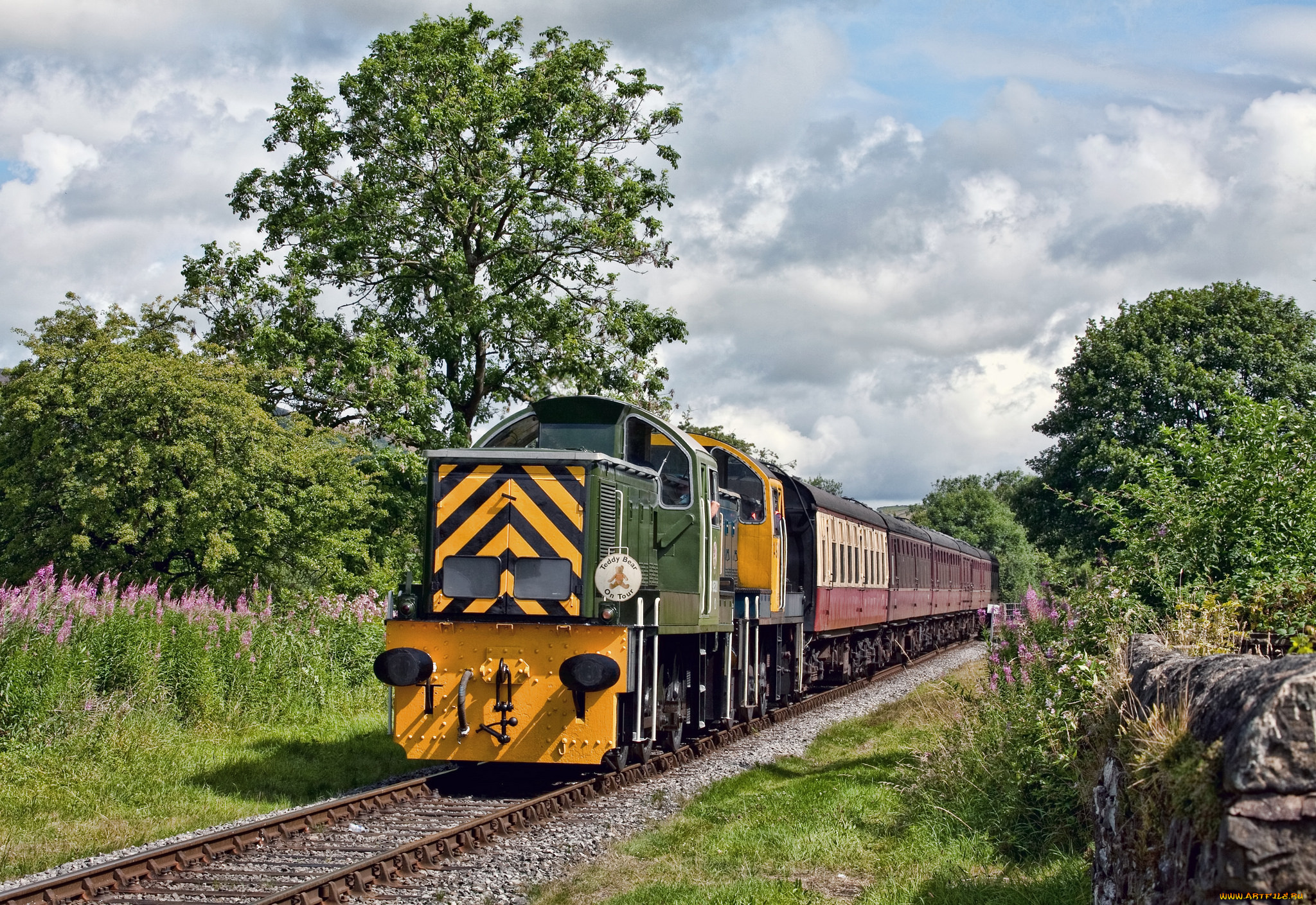 техника, поезда, железная, дорога, локомотив, состав