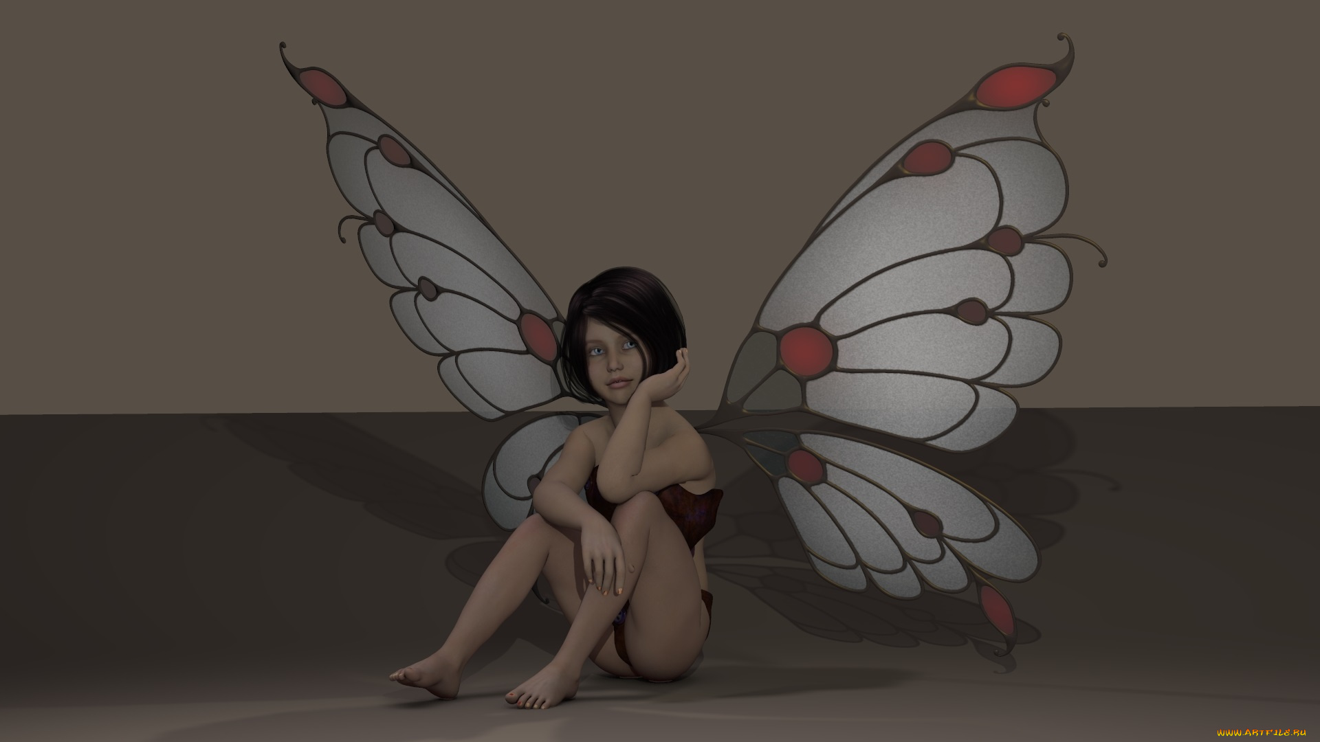 3д, графика, эльфы, , elves, фея, взгляд, фон