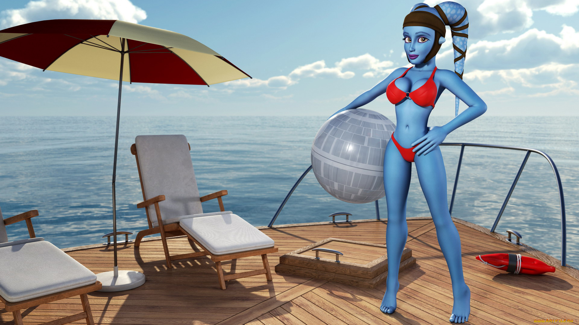 planet, 51, 3д, графика, ___, персонаж