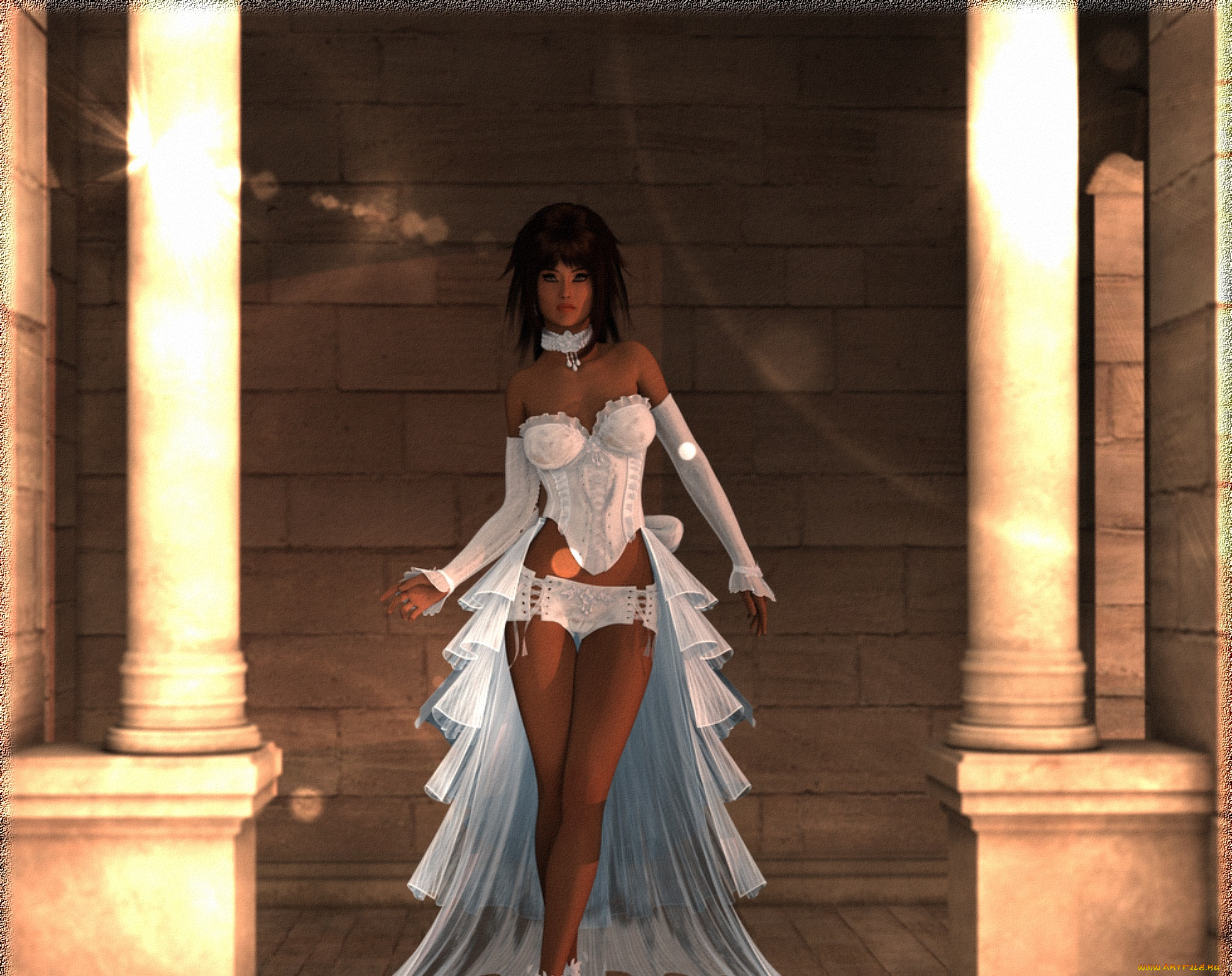 3д, графика, люди, , people, фон, взгляд, девушка