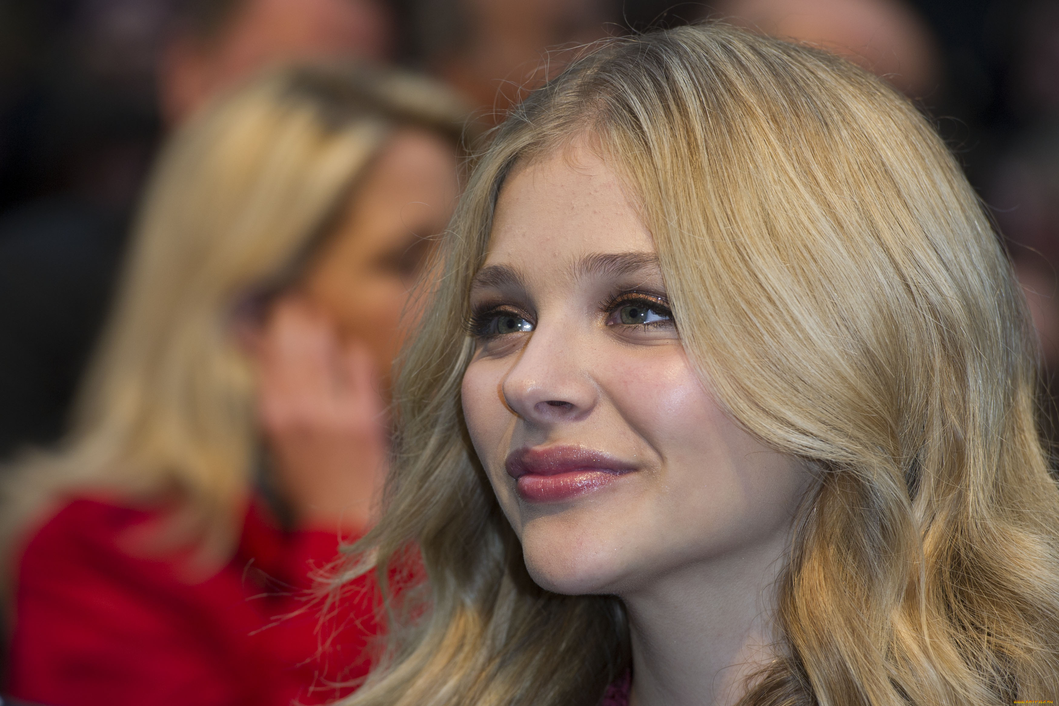 девушки, chloe, grace, moretz, актриса, блондинка, улыбка, лицо