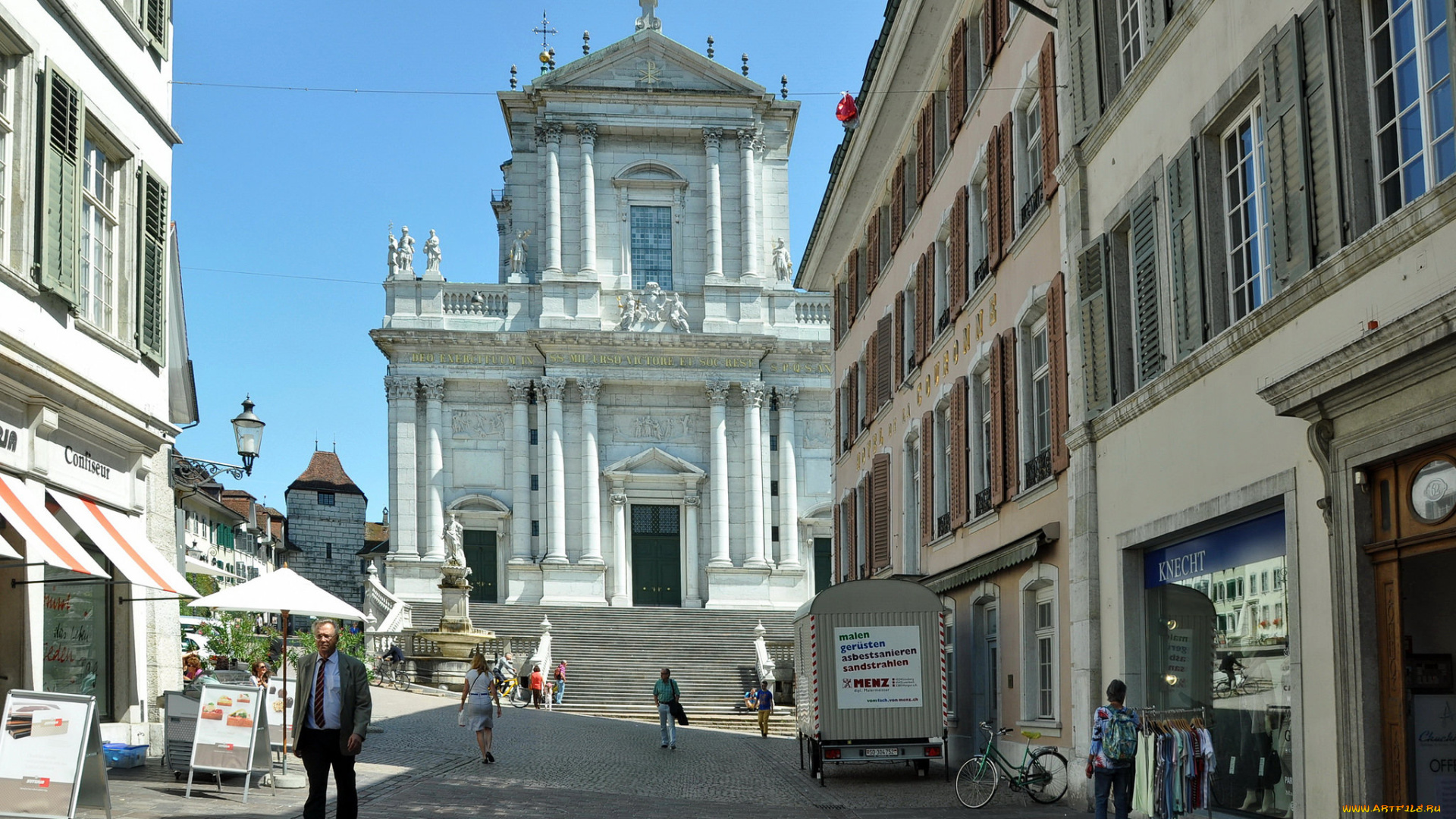 города, -, католические, соборы, , костелы, , аббатства, улица, город, дома, костел