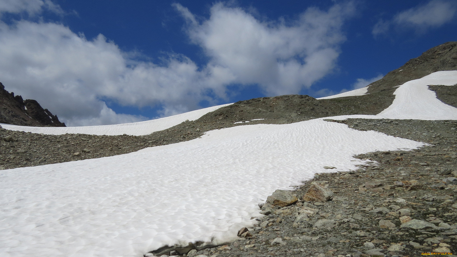 природа, горы, облака