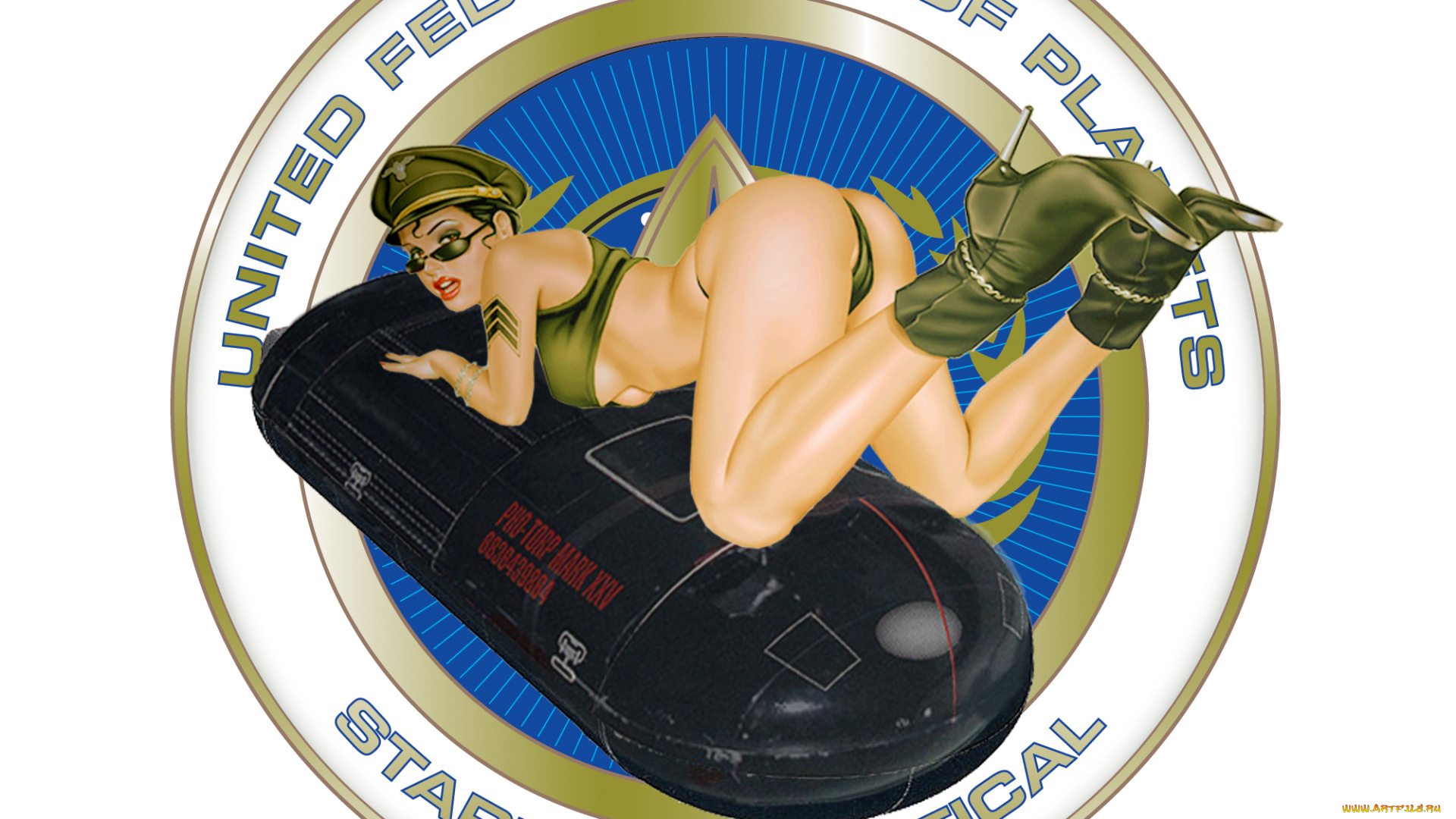 рисованное, комиксы, девушка, фон, взгляд, фуражка