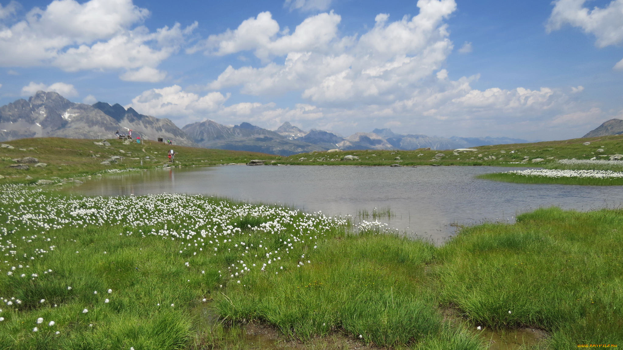 природа, горы, облака