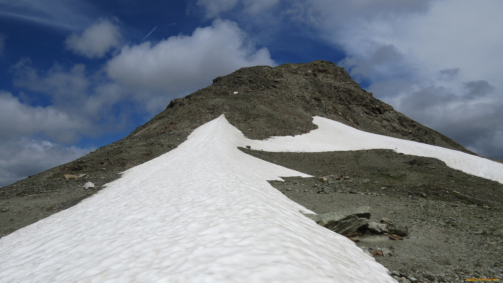 природа, горы, облака