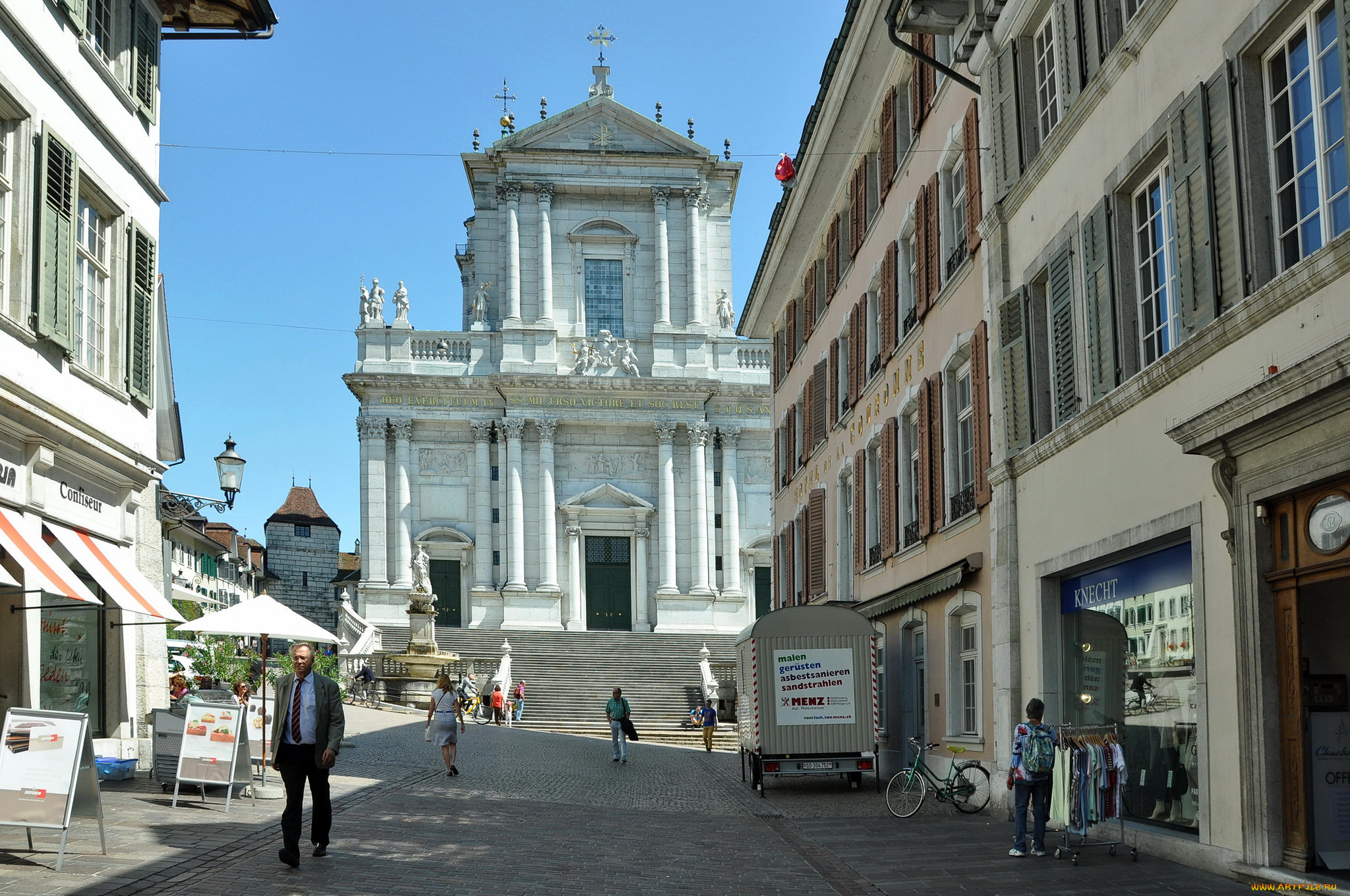 города, -, католические, соборы, , костелы, , аббатства, улица, город, дома, костел