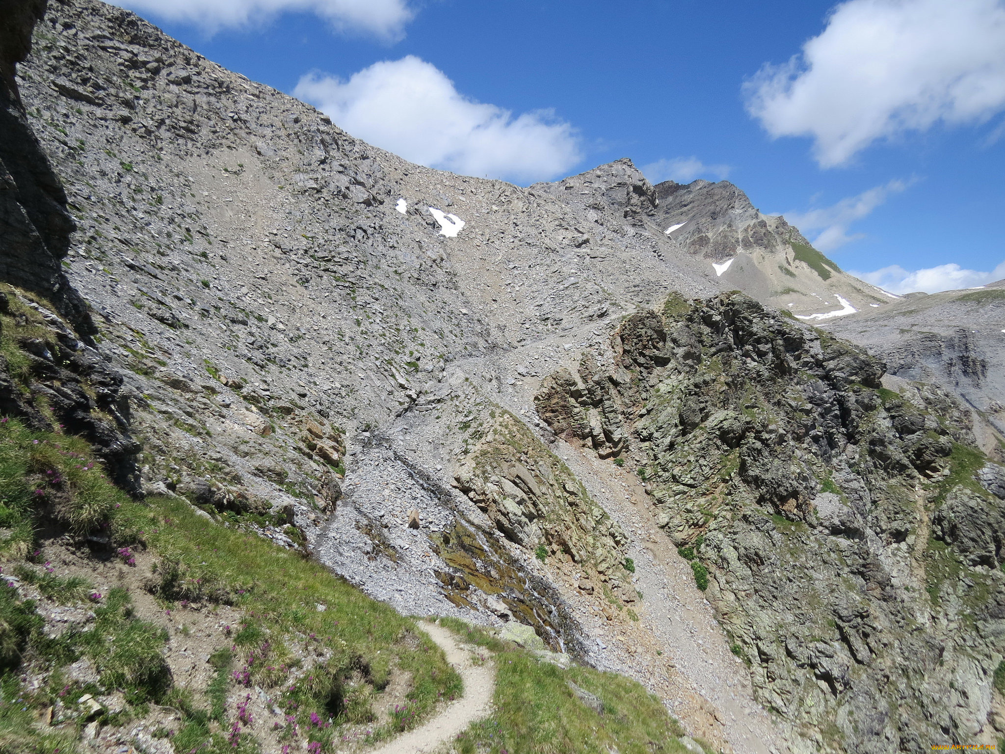 природа, горы, облака