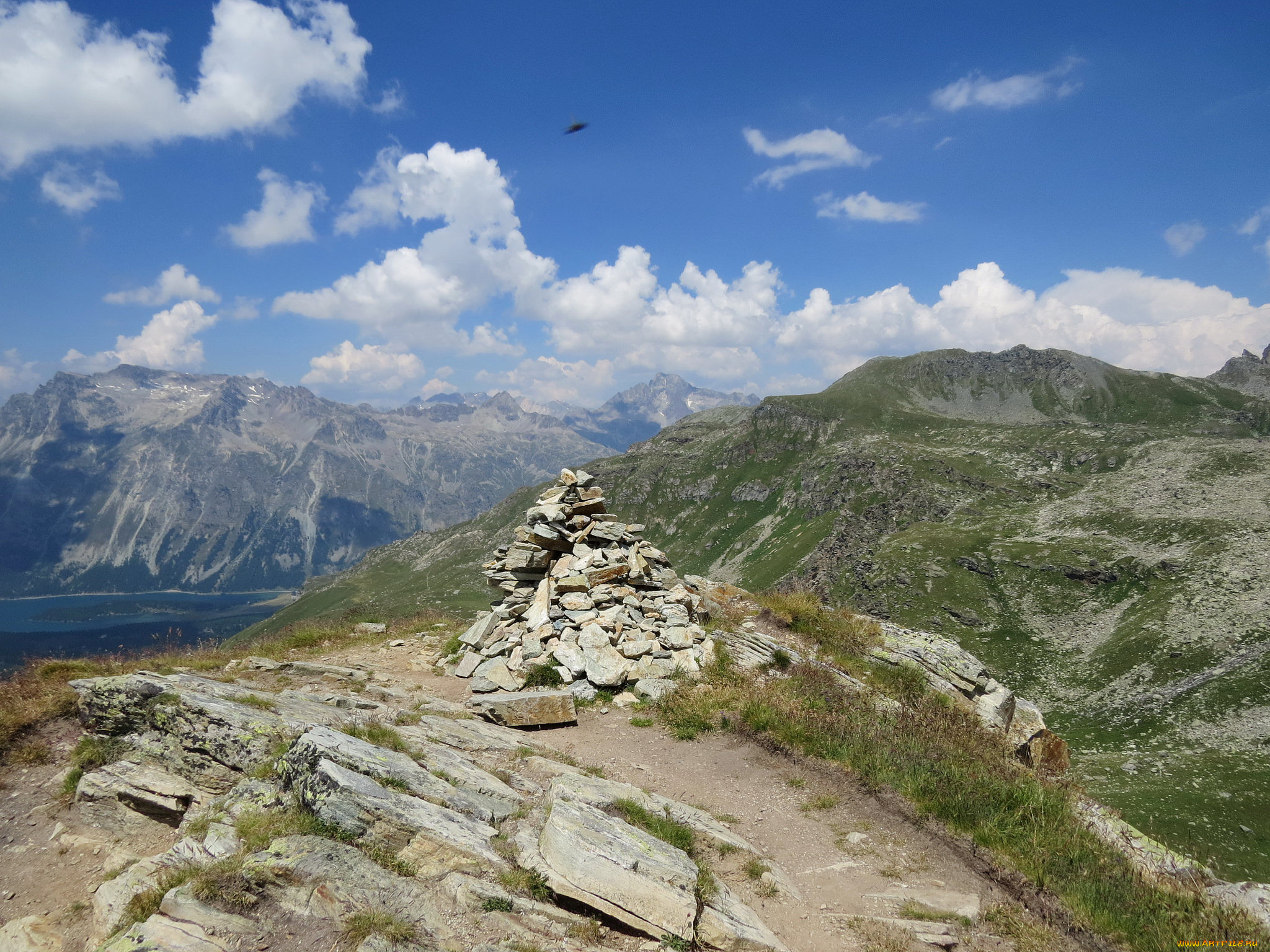 природа, горы, облака