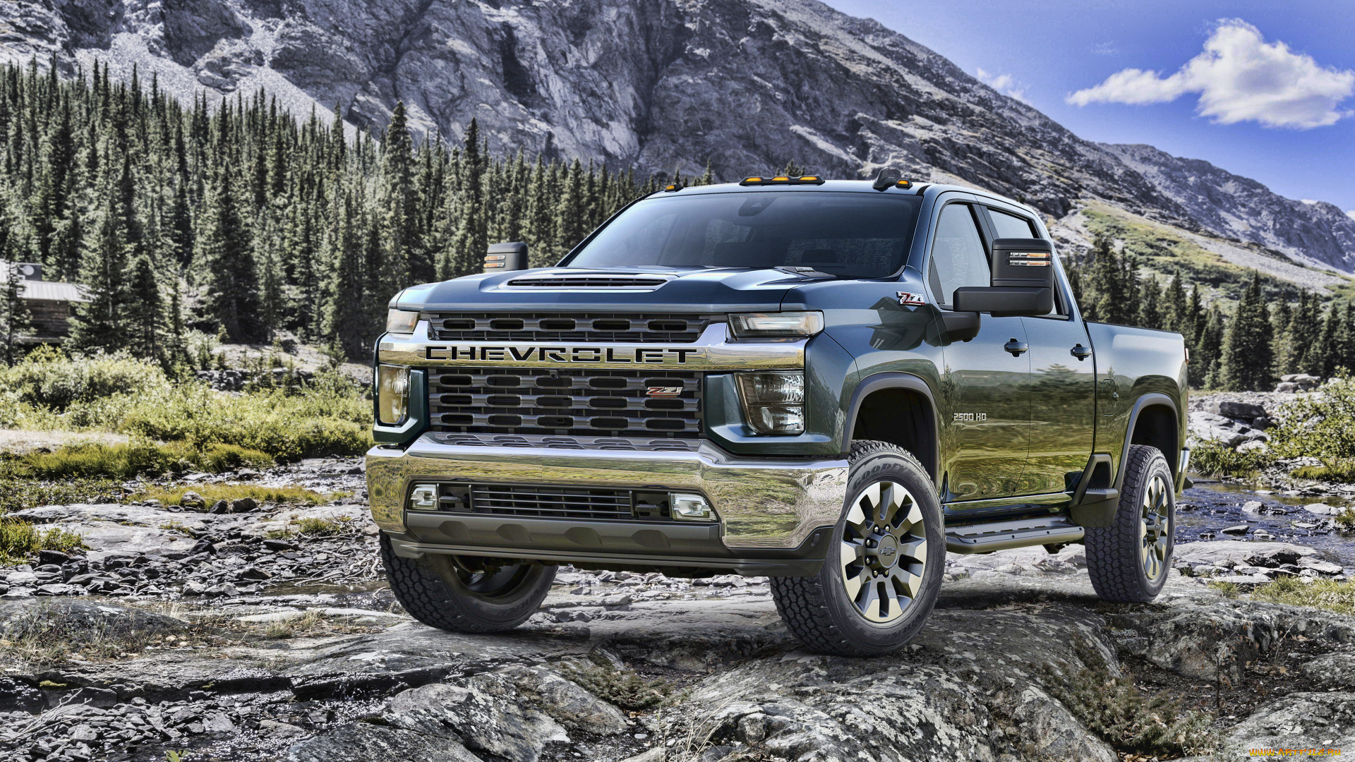 2019, chevrolet, silverado, 2500, hd, lt, z71, автомобили, chevrolet, шевроле, пикапы, бездорожье, американские, природа