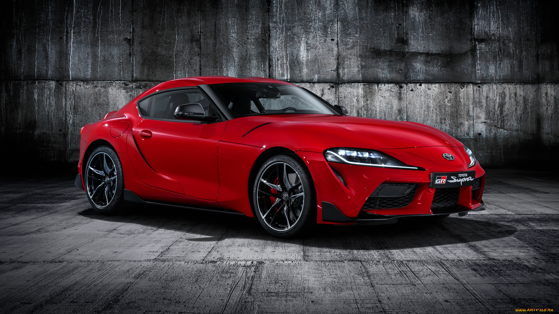 2019, toyota, gr, supra, автомобили, toyota, купе, красный, supra, gr, 2019, тойота