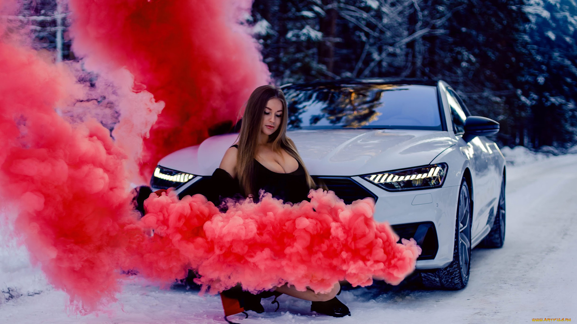 автомобили, -авто, с, девушками, авто, девушка