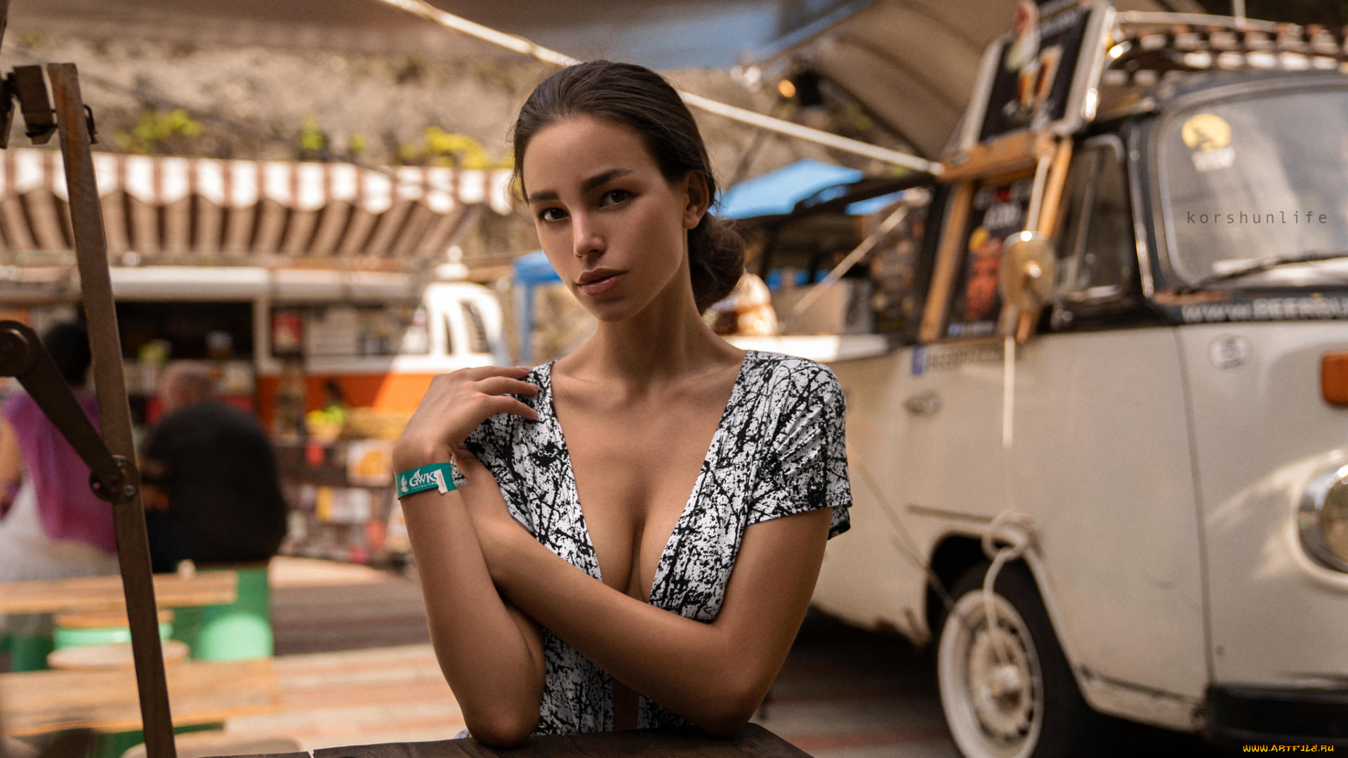 автомобили, -авто, с, девушками, брюнетка, портрет, роза, ройс, алексей, коршун, женщины