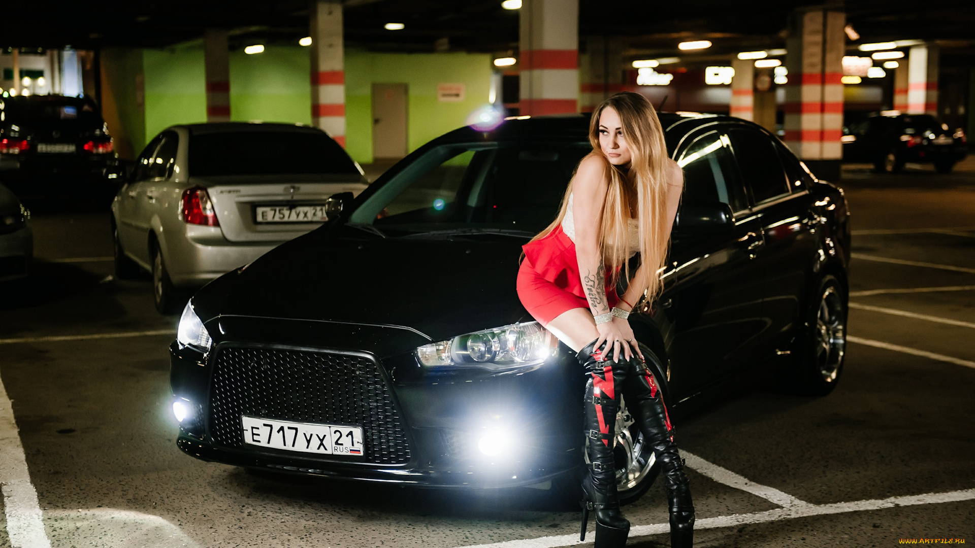 автомобили, -авто, с, девушками, девушка, авто