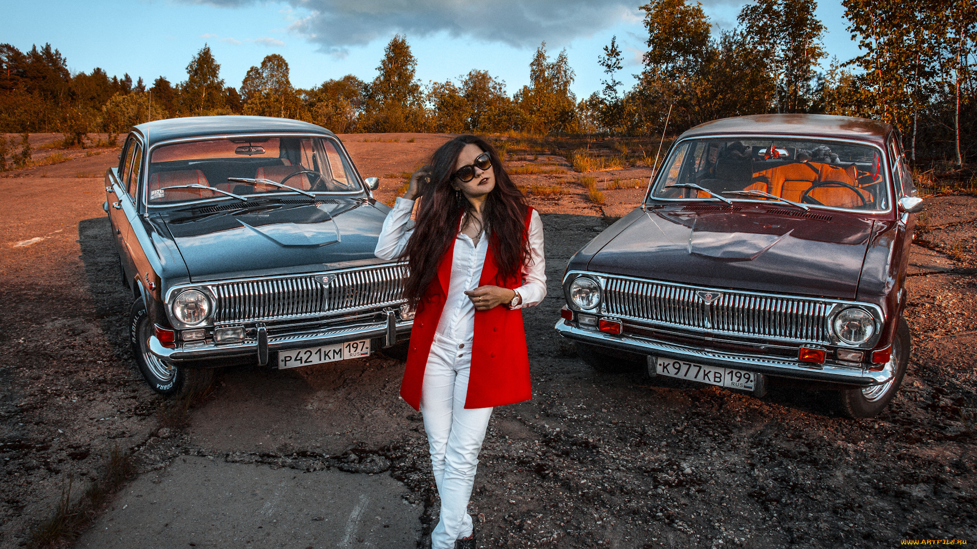 газ-, 24, автомобили, -авто, с, девушками, газ-, 24, волга, модель, девушка