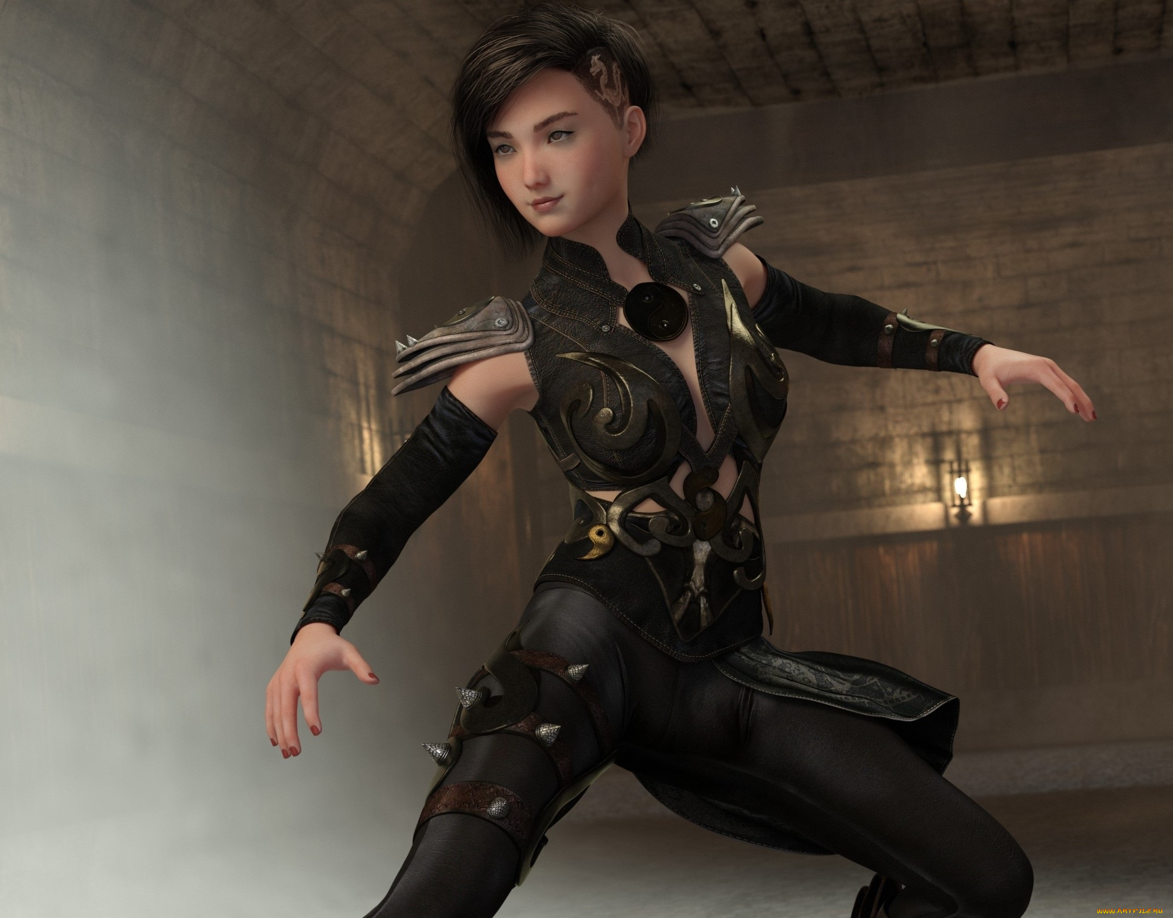 3д, графика, фантазия, , fantasy, взгляд, девушка, фон