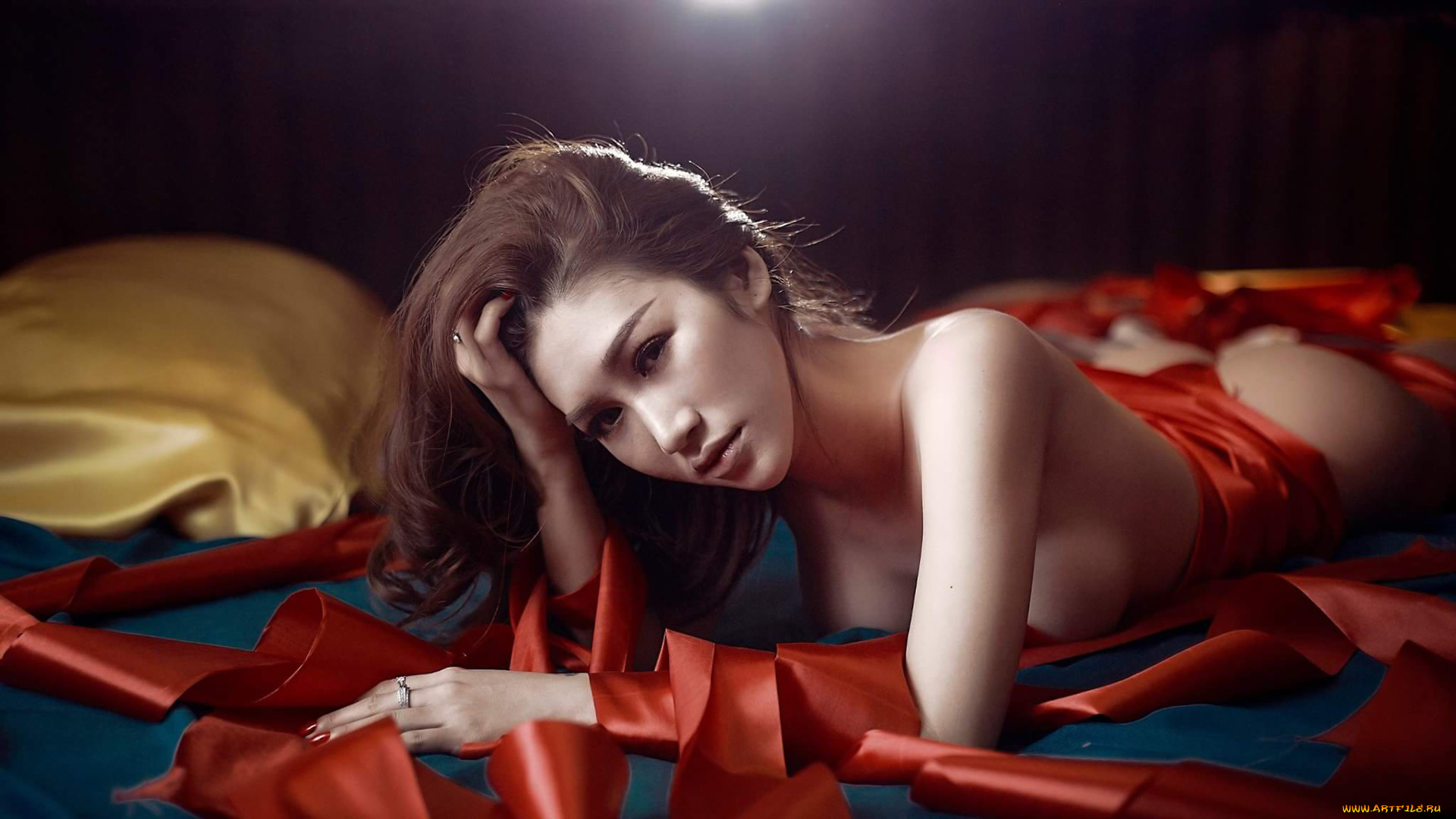 девушки, -, азиатки, красивая, девушка