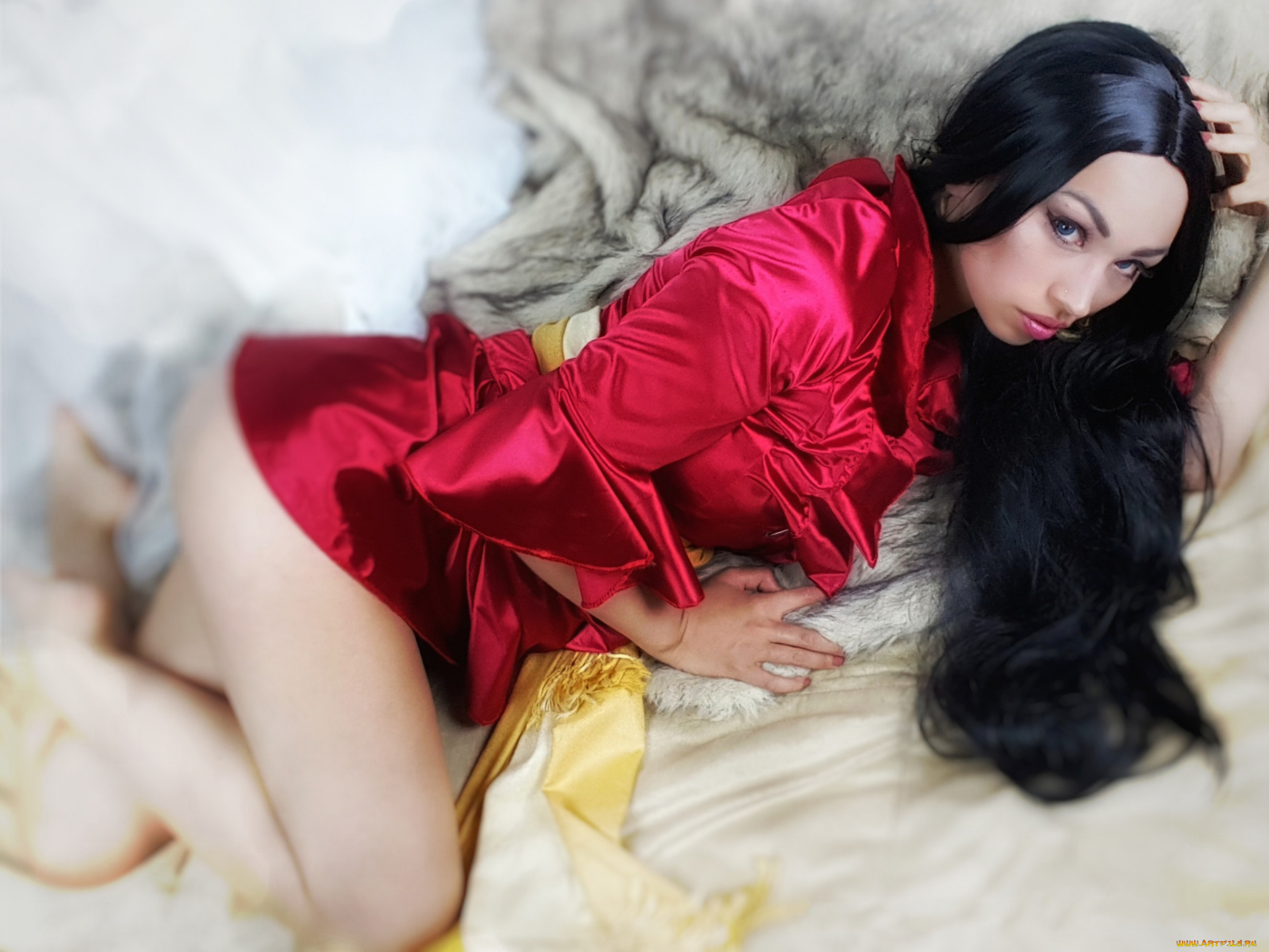 девушки, -, брюнетки, , шатенки, девушка, фон, взгляд, халат