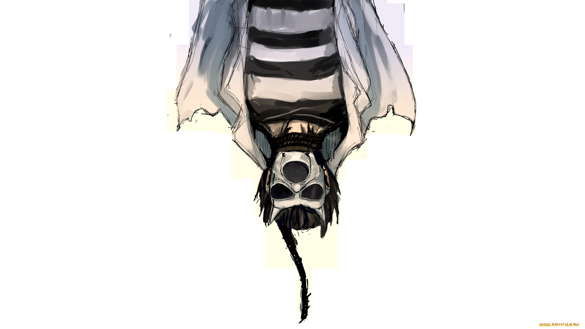 аниме, durarara, противогаз