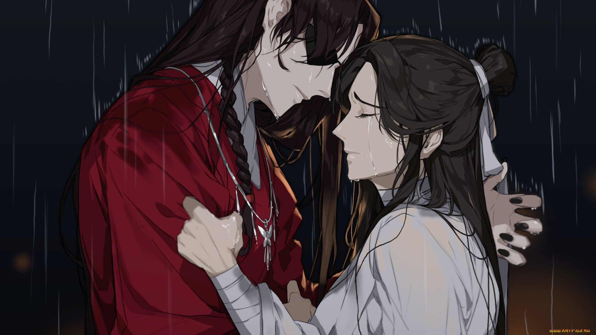 аниме, tian, guan, ci, fu, благословение, небожителей, tian, guan, ci, fu, мосян, тунсю