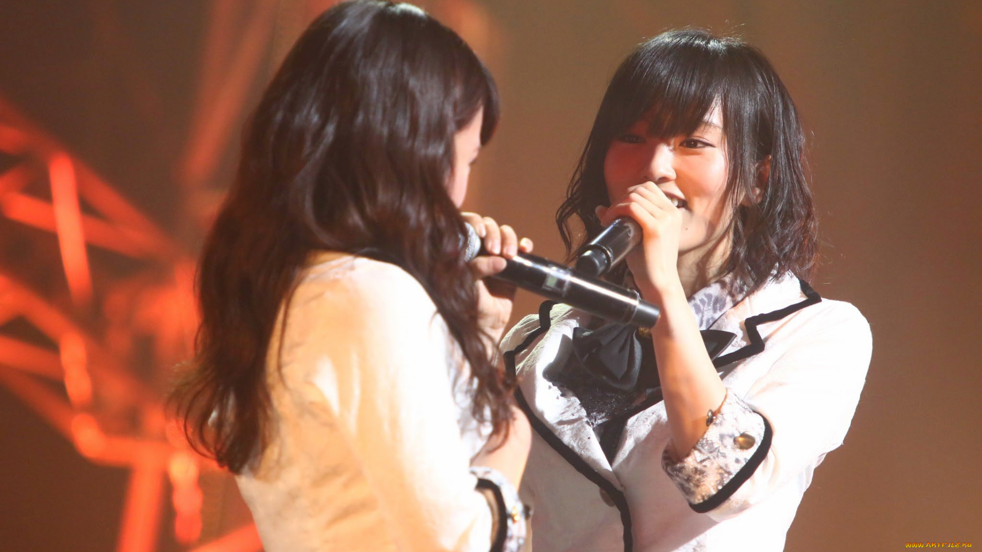 музыка, akb, 48, yamada, nana, yamamoto, sayaka, микрофоны, сцена