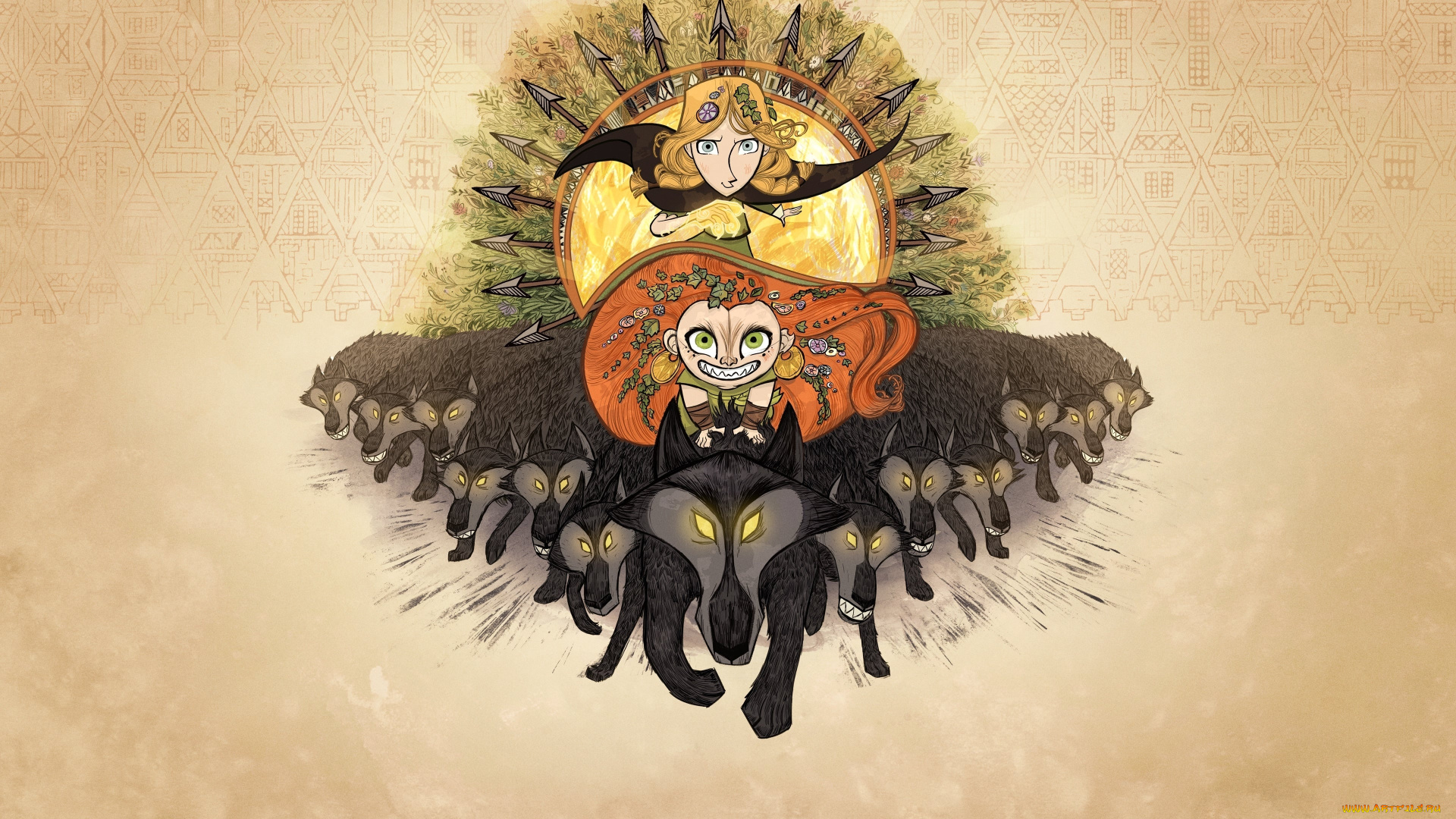 wolfwalkers, , , 2020, мультфильмы, wolfwalkers, легенда, о, волках, 2020, мультфильм, ирландия, люксембург, франция