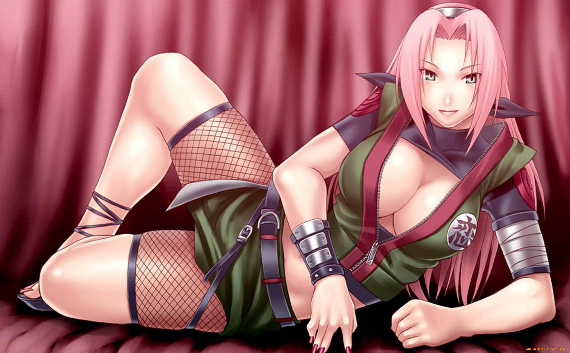 аниме, naruto, сакура