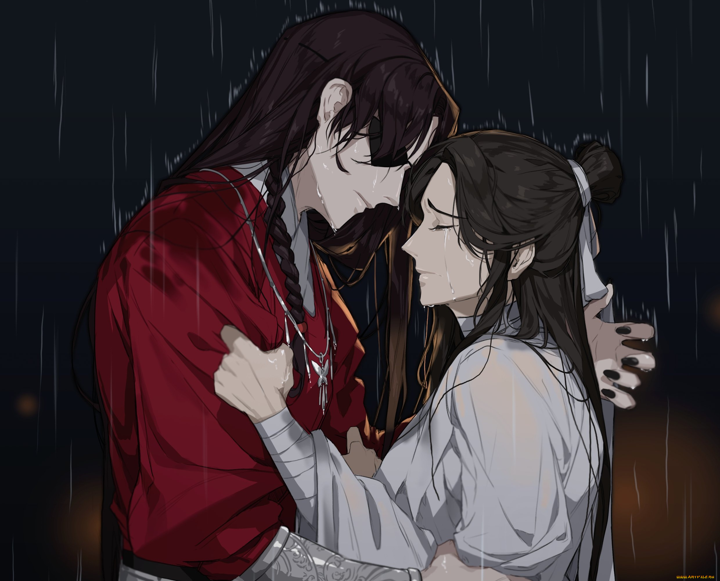 аниме, tian, guan, ci, fu, благословение, небожителей, tian, guan, ci, fu, мосян, тунсю