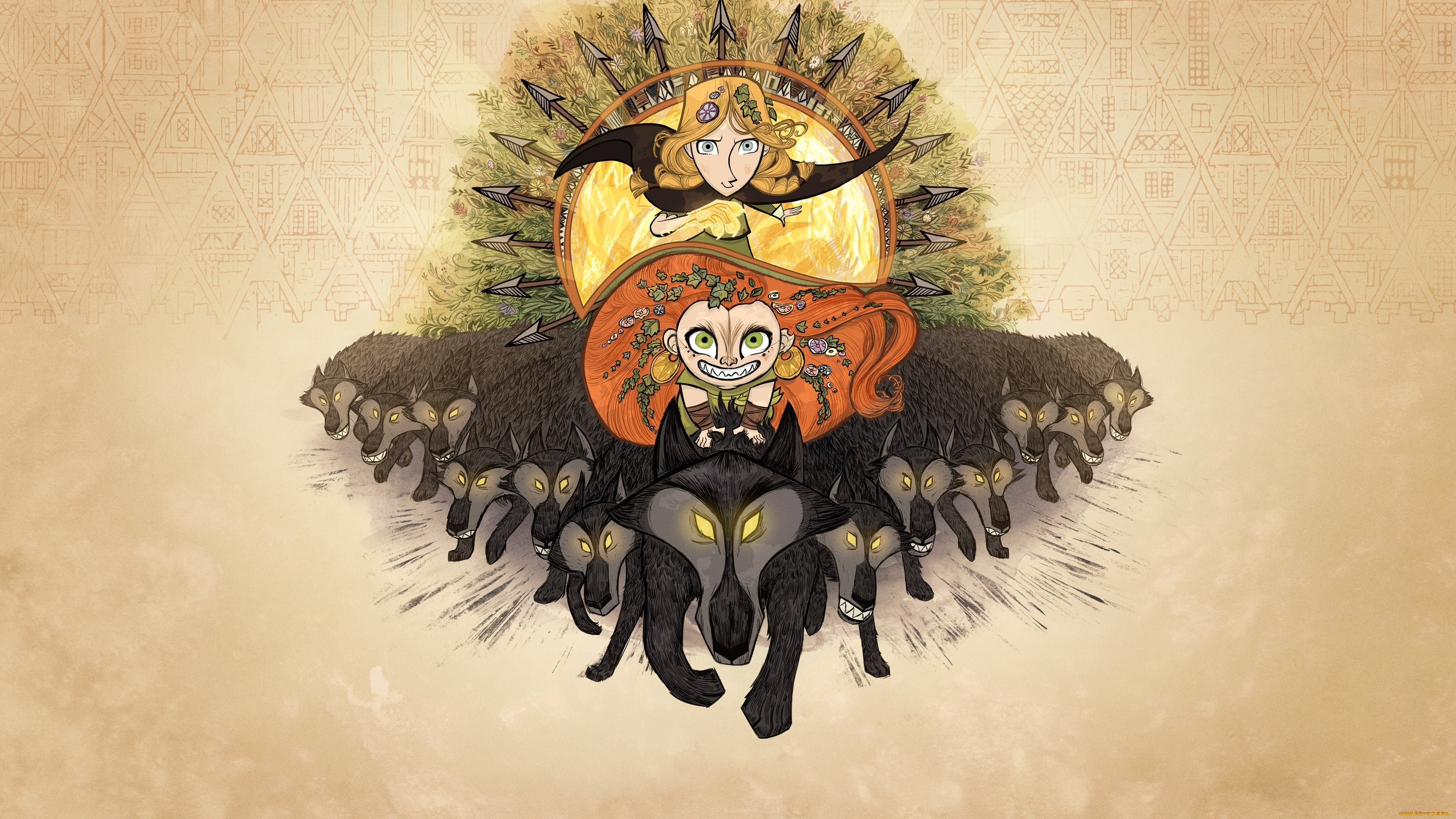 wolfwalkers, , , 2020, мультфильмы, wolfwalkers, легенда, о, волках, 2020, мультфильм, ирландия, люксембург, франция