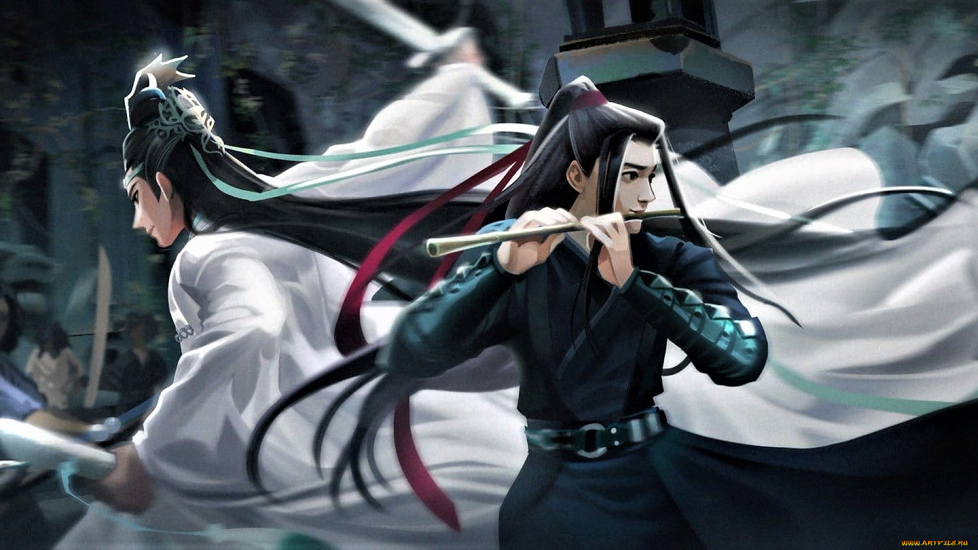 рисованное, кино, , мультфильмы, вэй, усянь, лань, ванцзы