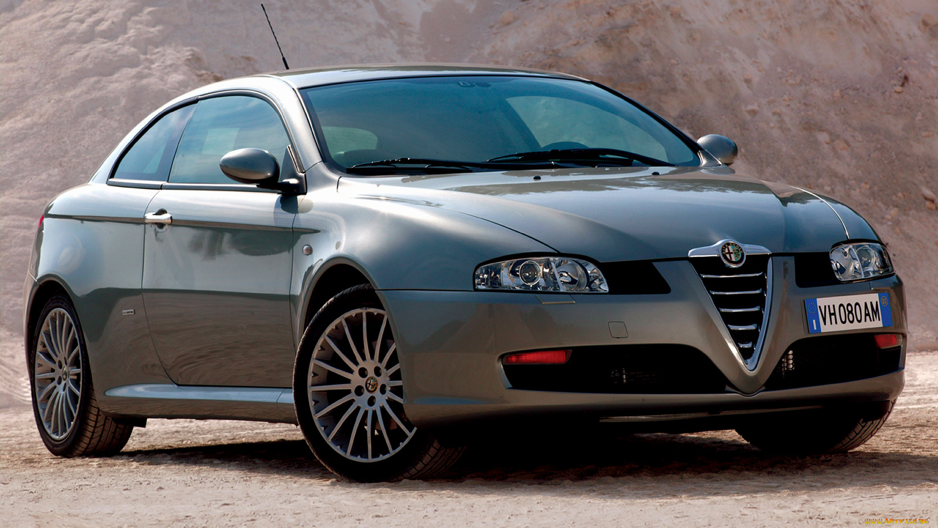 автомобили, alfa, romeo, серебристый, карьер